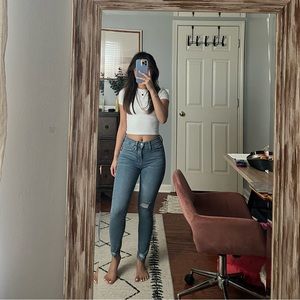 Banana Republic High Rise Skinny Jeans